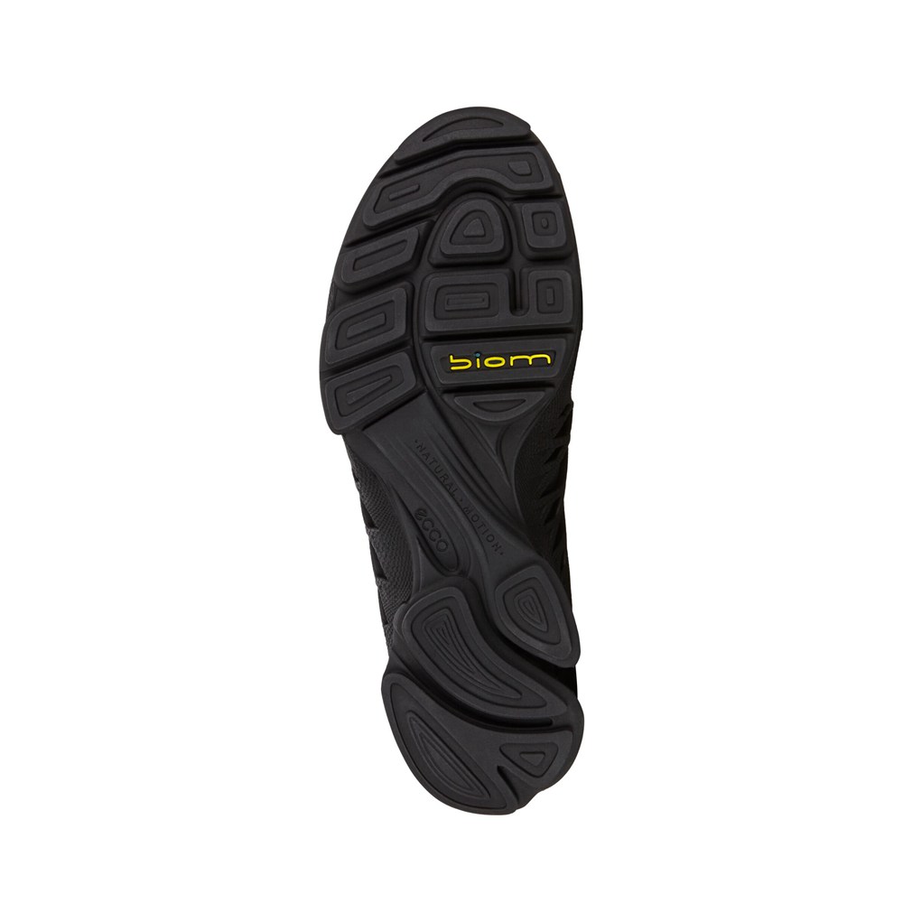 Womens Hiking Shoes - ECCO Biom Aex Low Two-Tone - Black - 4903ZGDEC